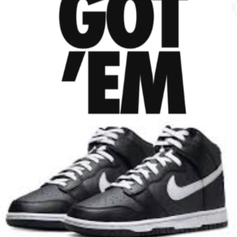 🐼 Nike dunk high retro Black Panda